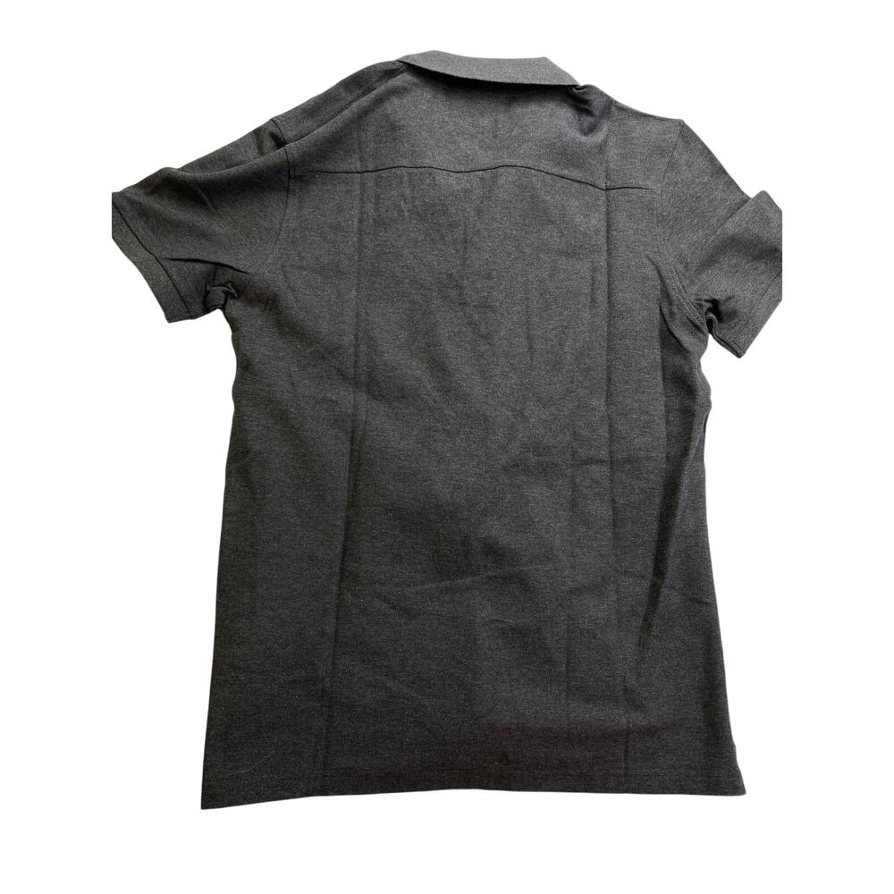NWT J.Lindeberg Mens Troy Polo Shirt Seasonal Pique, Dark Gray, Large - Picture 5 of 6